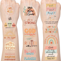 Boho Christian Temporary Tattoos – 200+ Faith Designs