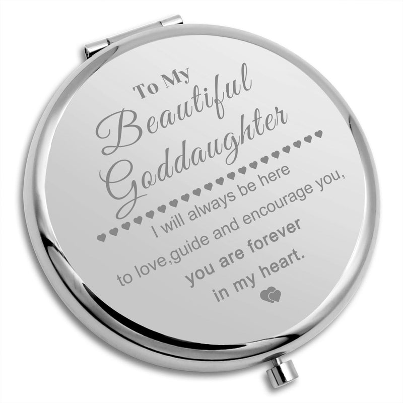 Goddaughter Baptism Gift – Inspirational Compact Mirror